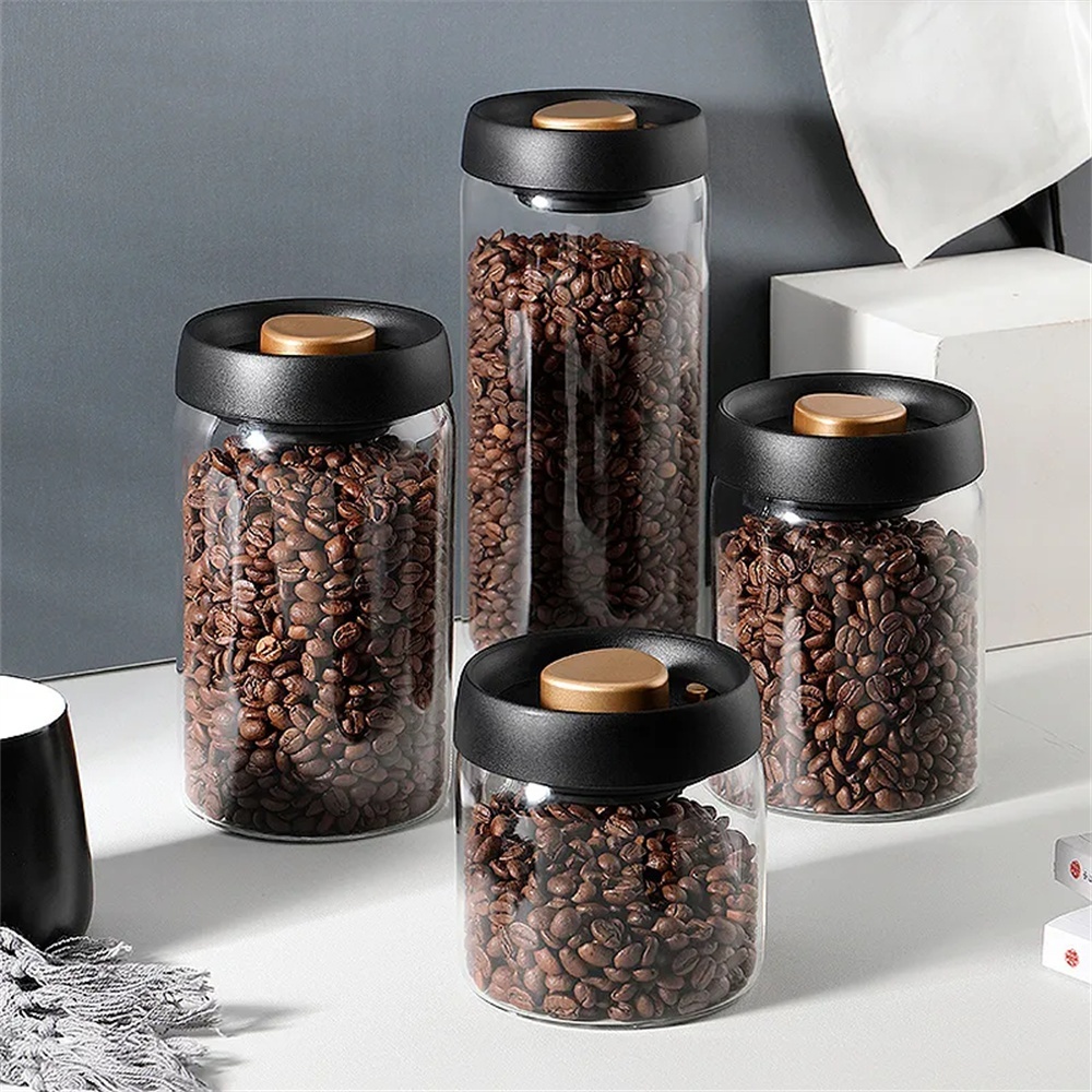 Mason Jar 8Oz - 1pack Coffee Bean Storage Container Airtight