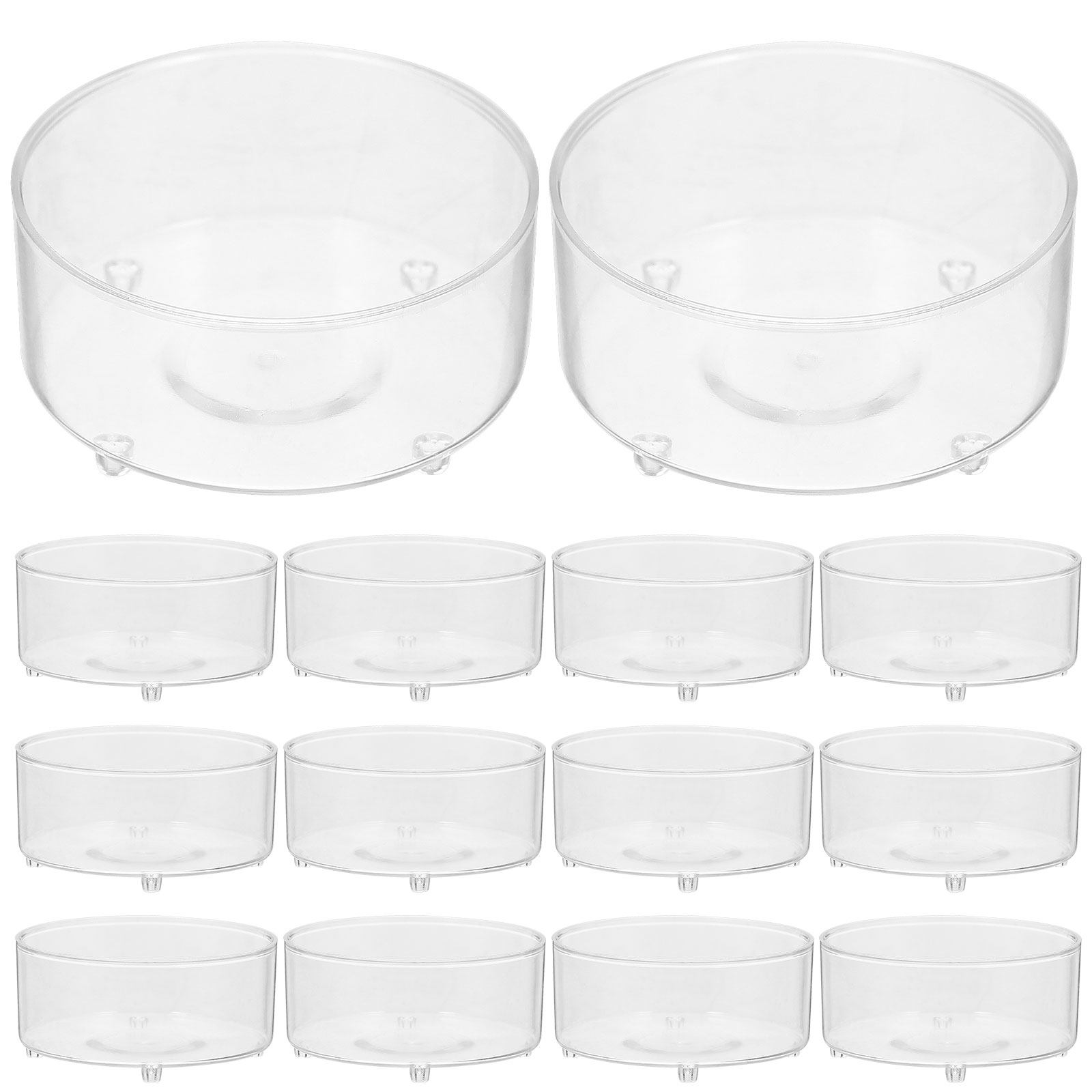 Candle Making Supplies Usa - 50Pcs Plastic Cups for Tealight Candles