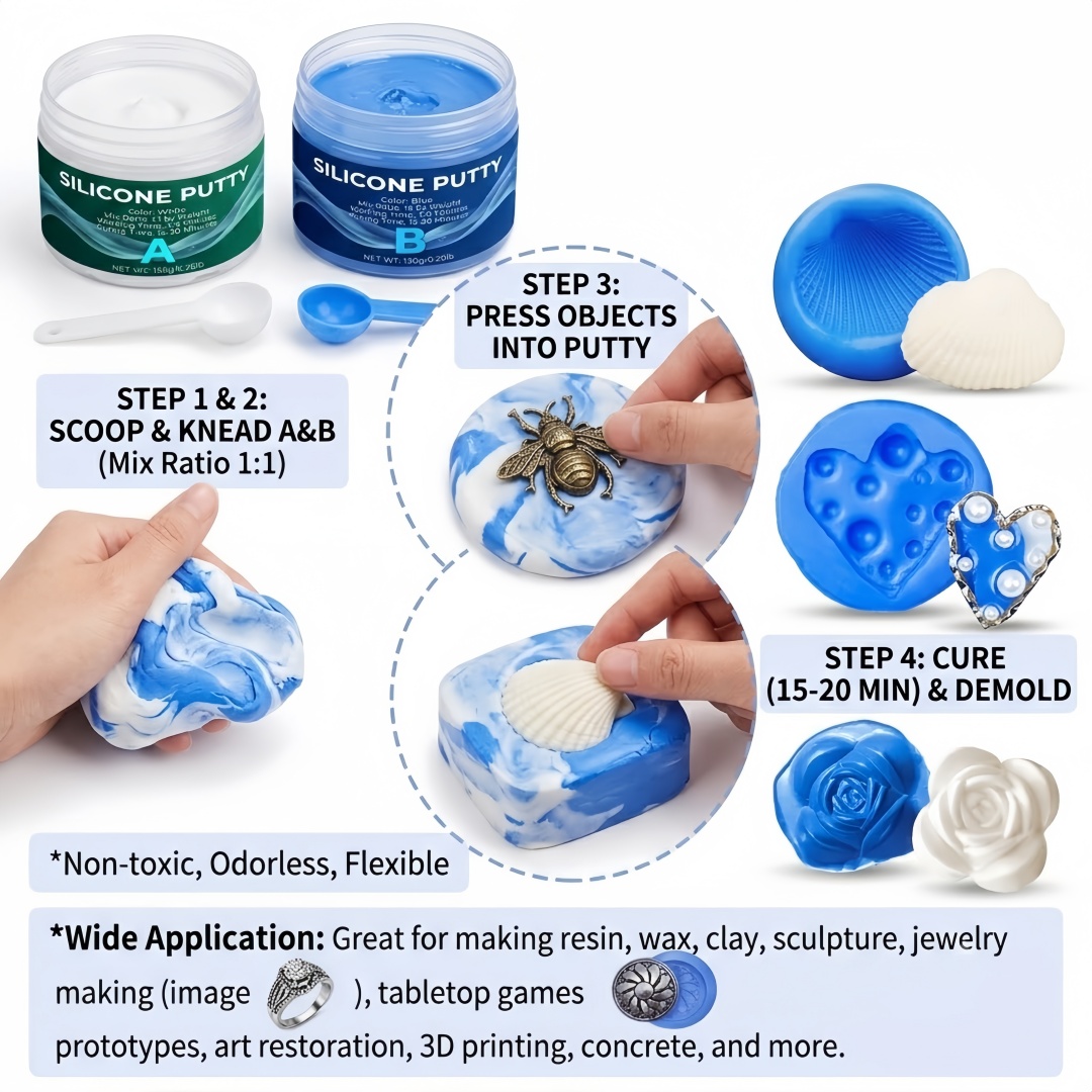 Silicone Putty Mold Making Sup - Candle Making Supplies Usa ulasan dan harga