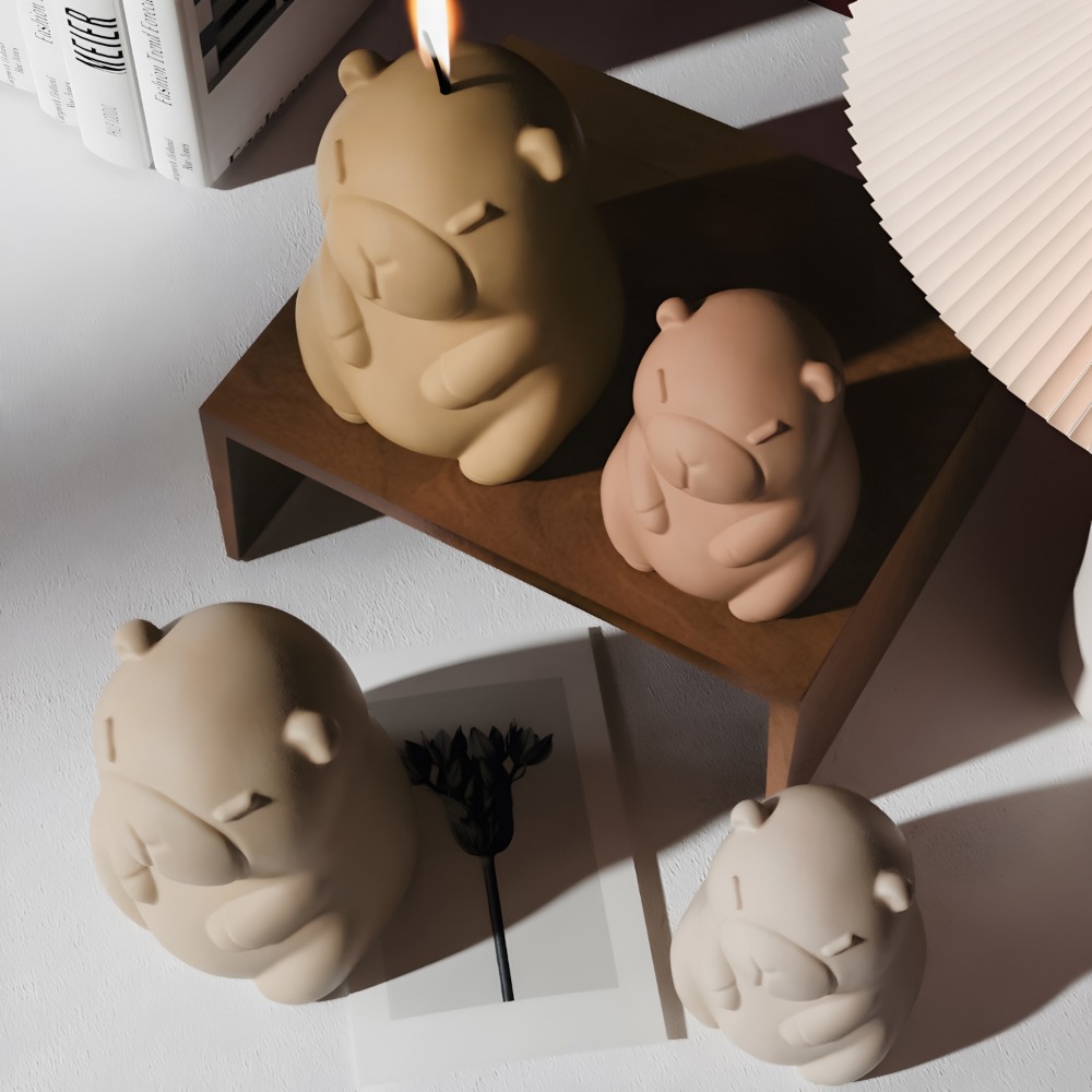 Standing Capybara Scent Candle - Candle Supplies Storage ulasan dan harga