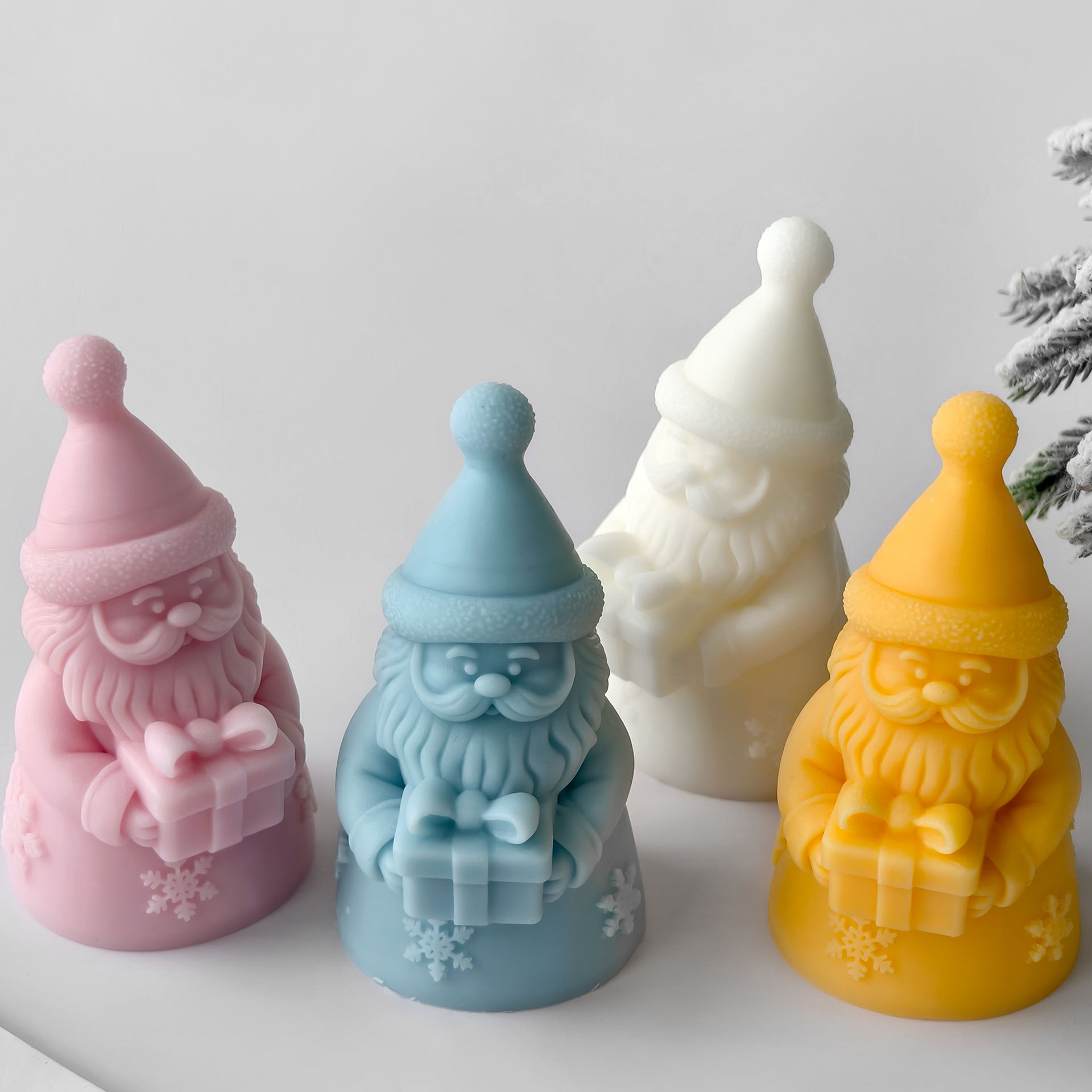 Santa Claus Gift Box Silicone  - Candle Supplies Storage ulasan dan harga