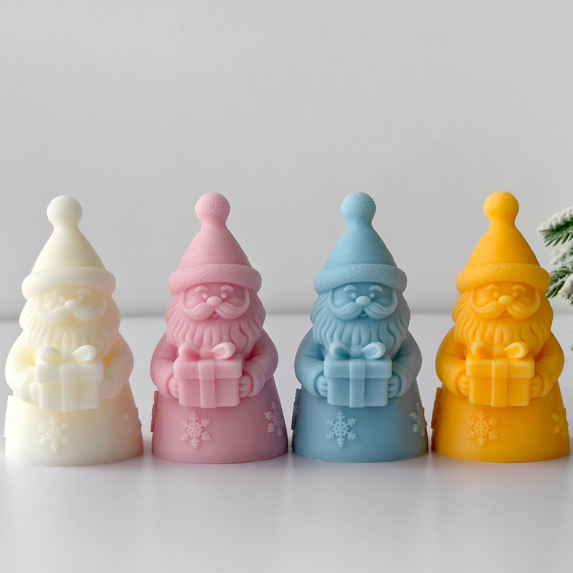 Santa Claus Gift Box Silicone  - Candle Supplies Storage ulasan dan harga