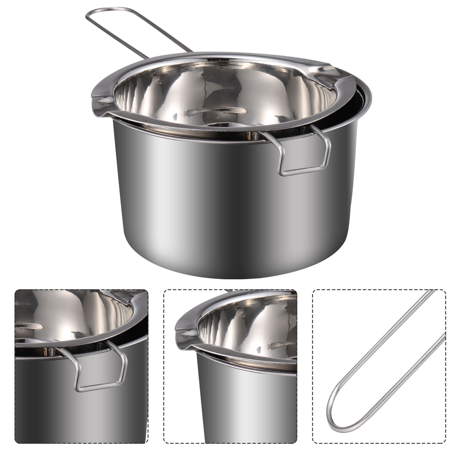 1Set Double Boiler Pot High Qu - Wax Melting Pot ulasan dan harga