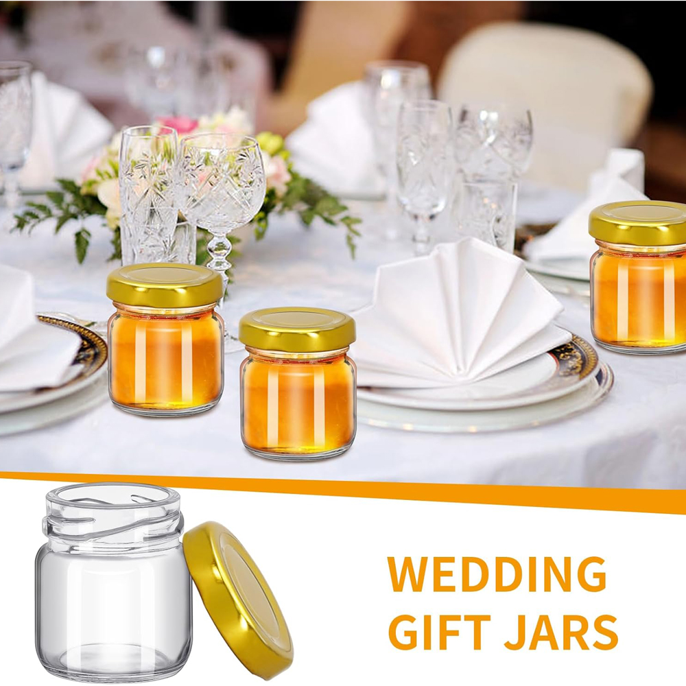 1.5 oz Round Mini Clear Honey  - Mason Jar 8Oz ulasan dan harga