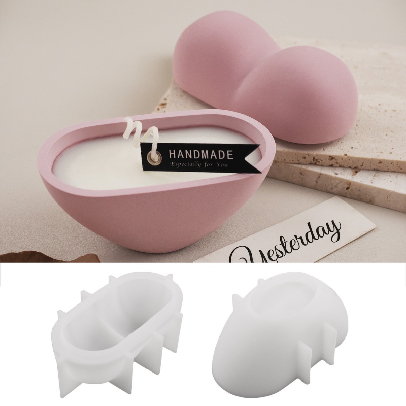 DIY Heart Shape Candle Jar Sil - Candle Vessel Supplies ulasan dan harga