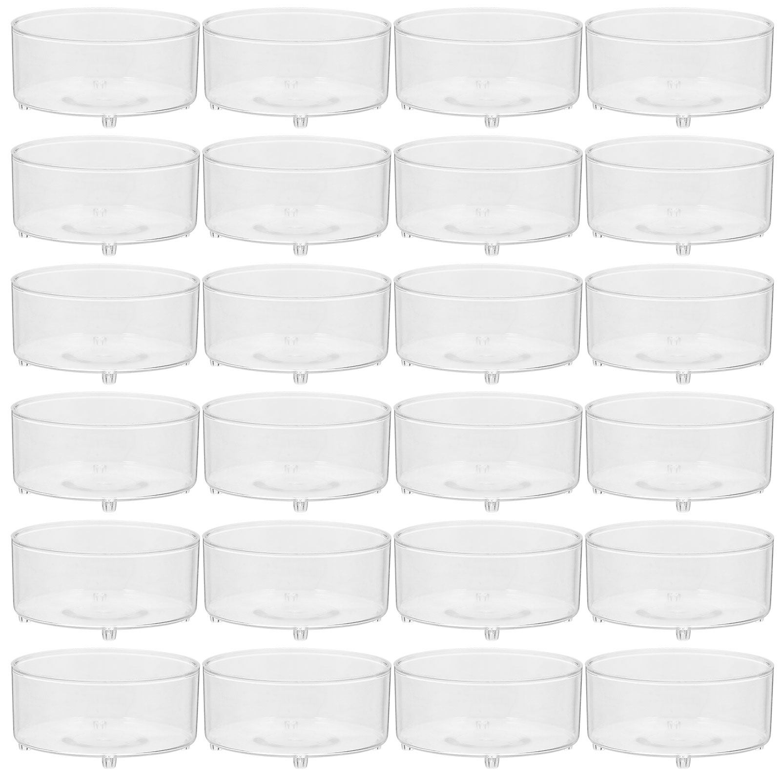 50Pcs Plastic Cups for Tealigh - Candle Making Supplies Usa ulasan dan harga