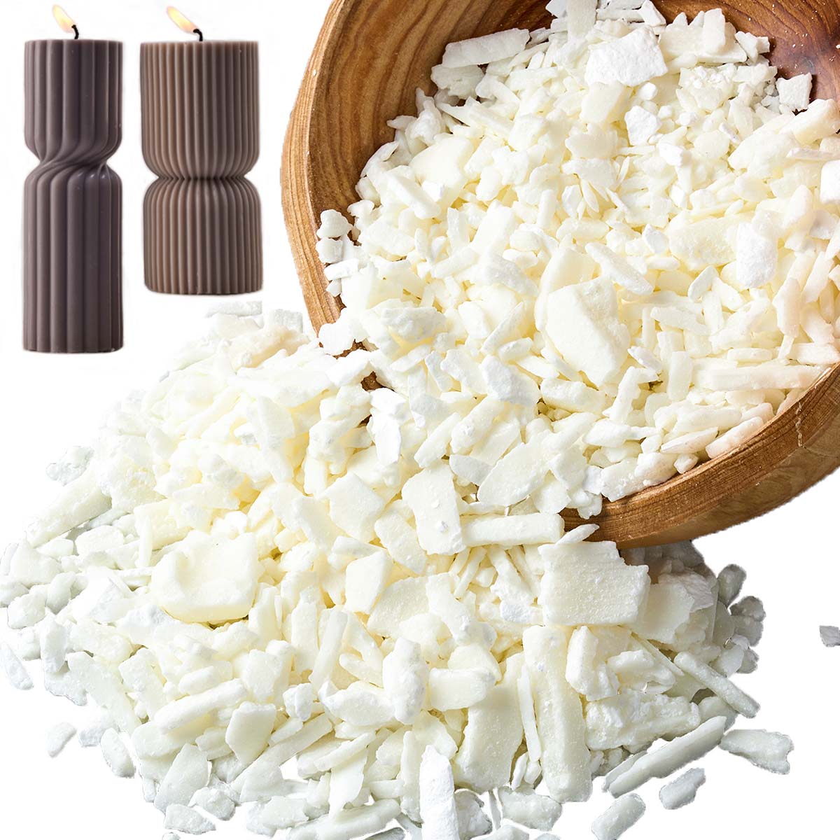 1 Pounds Pure White Soy Wax Fo - Candle Supplies Storage ulasan dan harga
