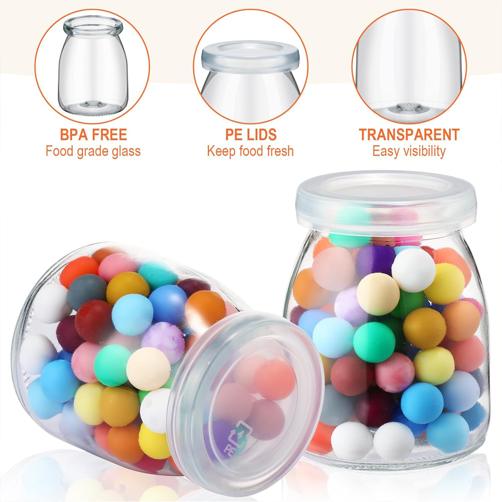 10Pcs 4 oz Clear Yogurt Jars W - Mason Jar 8Oz ulasan dan harga