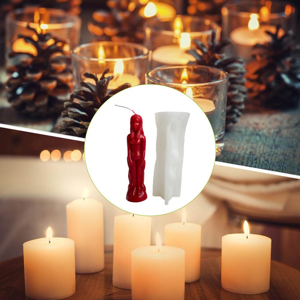 DIY Candle Mold Humanoid Candl - Candle Supplies Storage ulasan dan harga