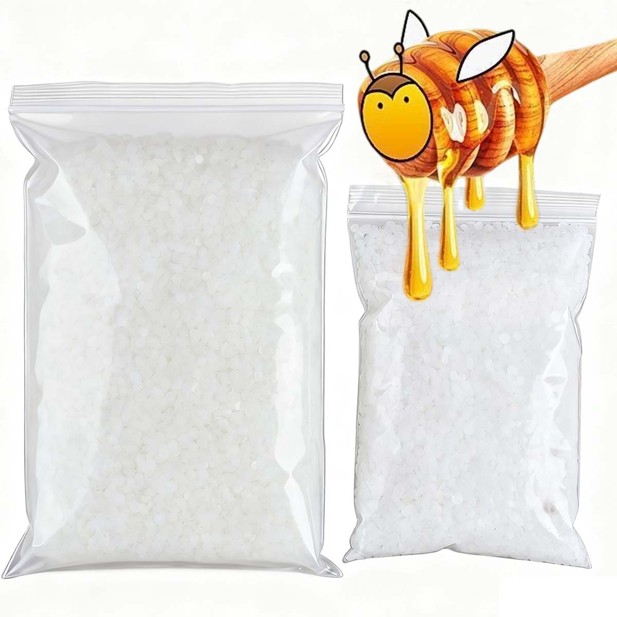 200g-1000g White Beeswax Pure  - Candle Supplies Storage ulasan dan harga