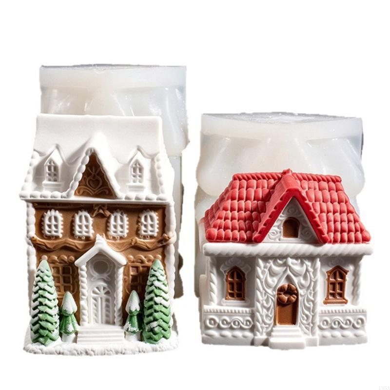 Winter Display House Shape Mol - Candle Vessel Supplies ulasan dan harga