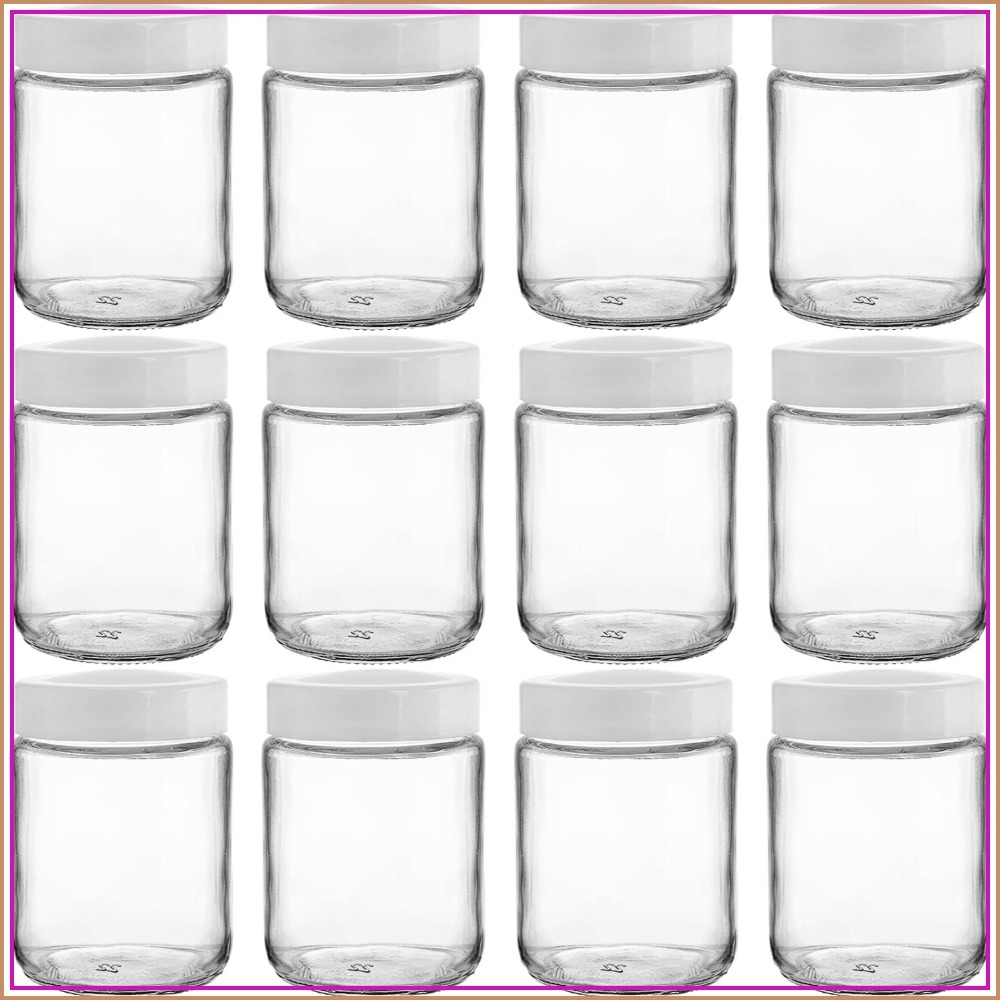 12 Pack 8 oz Glass Mason Jars  - Mason Jar 8Oz ulasan dan harga