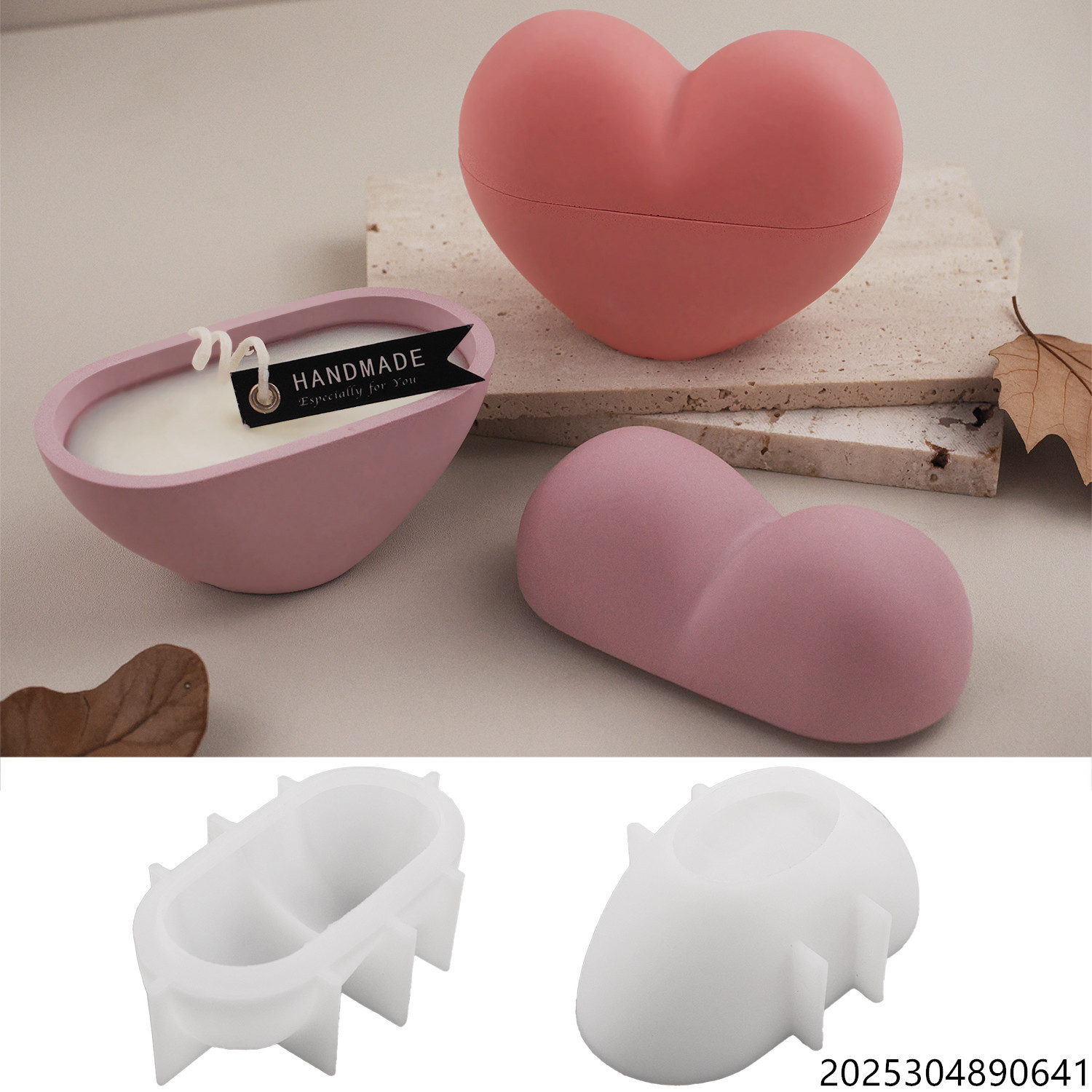 DIY Heart Shape Candle Jar Sil - Candle Vessel Supplies ulasan dan harga