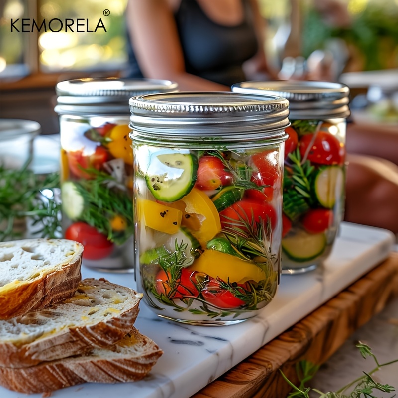 KEMORELA Mason Jars 350ML With - Mason Jar 8Oz ulasan dan harga