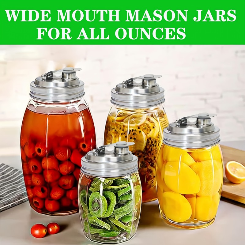 1/2Pack Mason Jar Stainless St - Mason Jar 8Oz ulasan dan harga