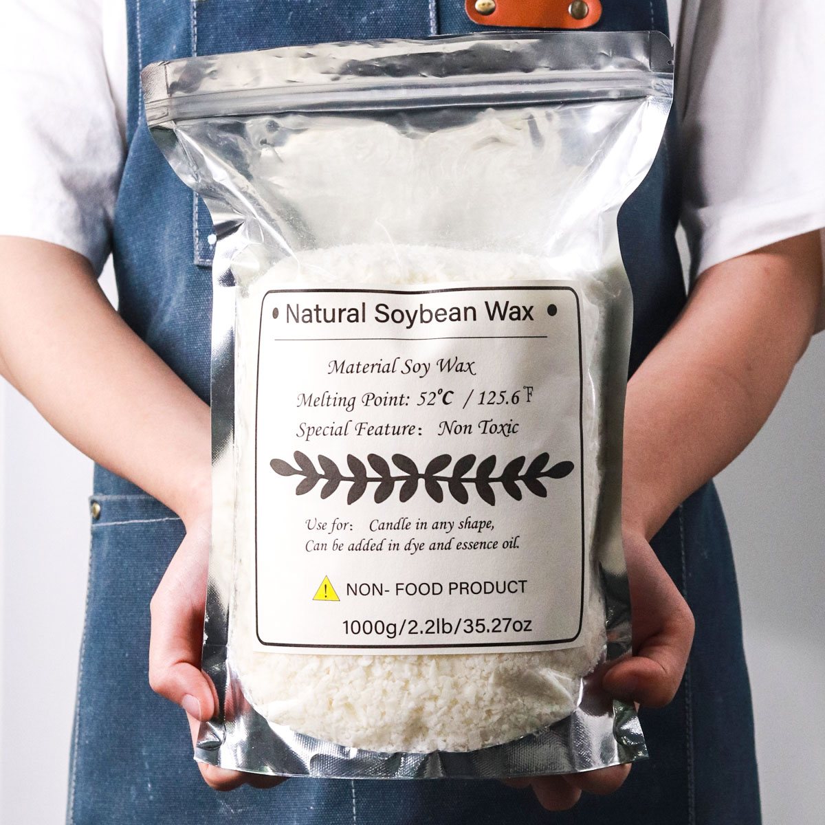 1KG Natural Soy Wax Granular S - Candle Making Supplies Usa ulasan dan harga