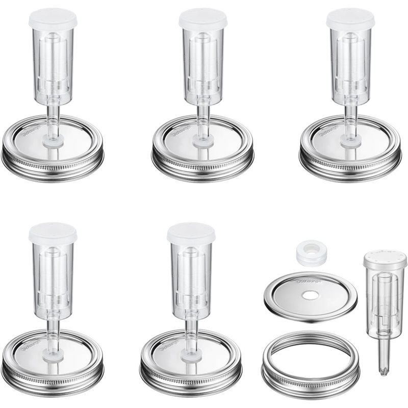 DTEW-Fermentation Lids For 8 T - Mason Jar 8Oz ulasan dan harga
